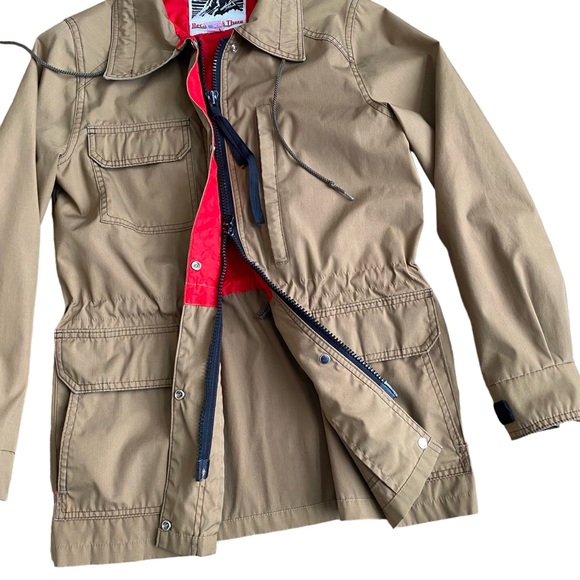 Because Its There Seattle VTG Field Jacket XS Brown Chore Utility Coat USA Made - Picture 4 of 12